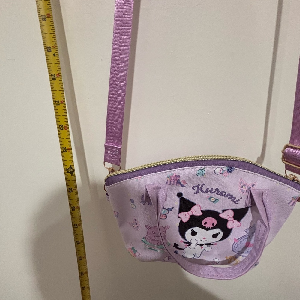 Kuromi Lavender Crossbody Bag - Women's Shoulder Purse - Picture 11 of 11